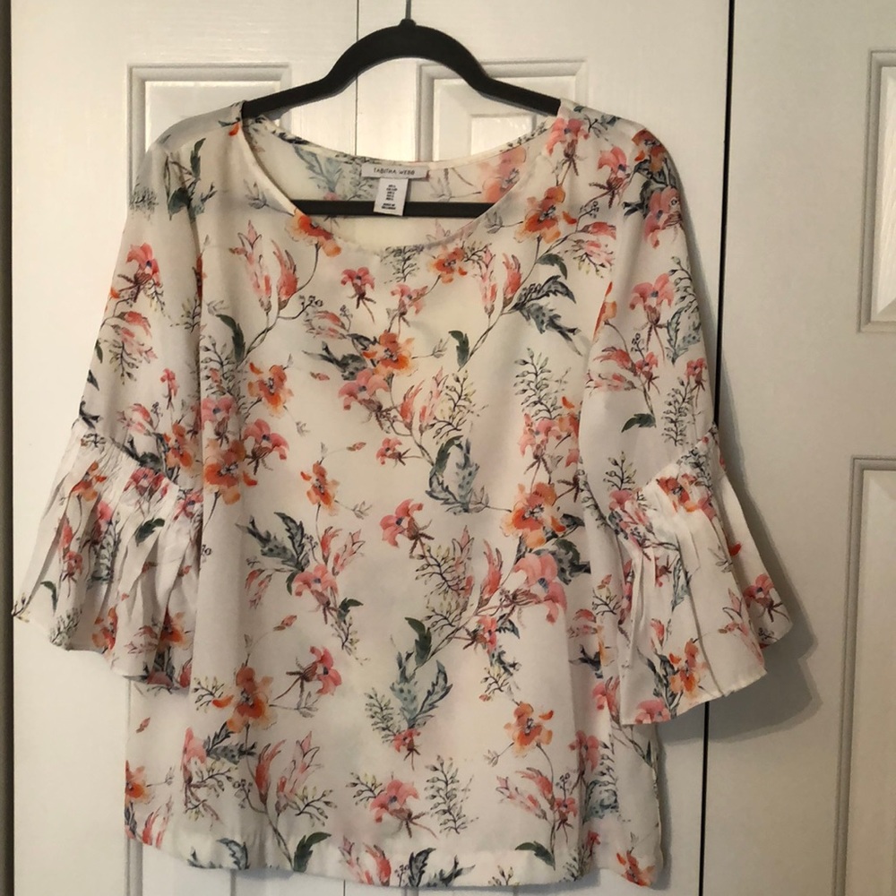 Tabitha Webb - Floral 3/4 sleeve blouse